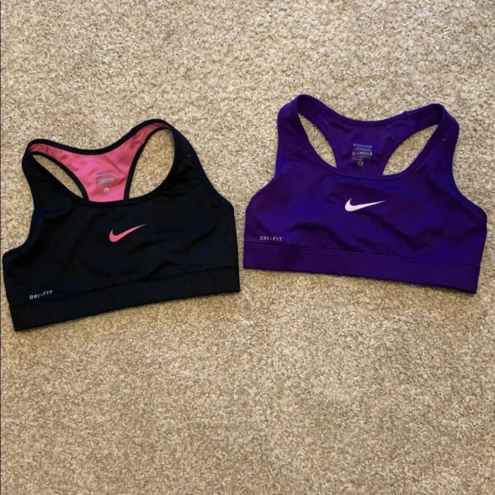 2 Nike Sports Bras Small